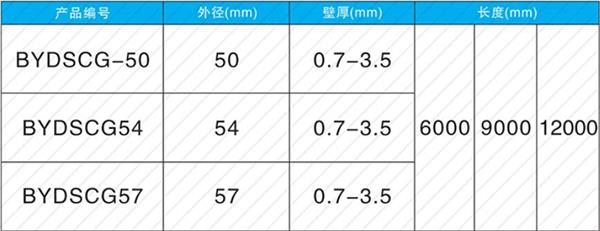 郴州钳压式声测管产品规格尺寸